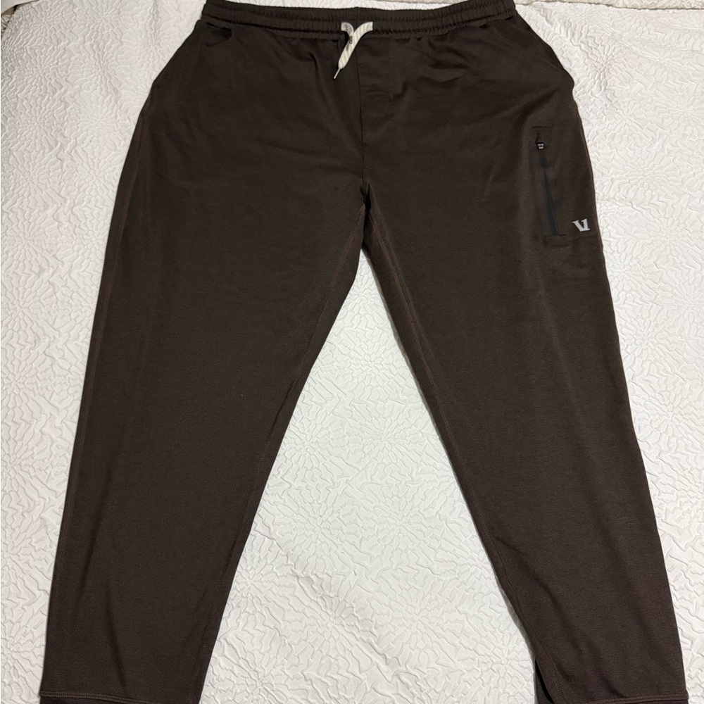 Vuori Dark Brown Joggers with Drawstring